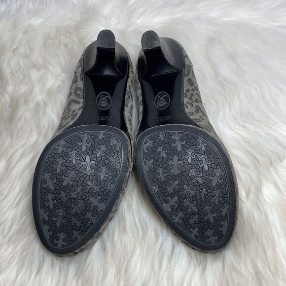 Sofft Ortholite Grey Cheetah Print Heels S… - Picture 6 of 6
